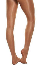 Adult Bodywrappers Ultra Shimmer Toast Footed Tights
