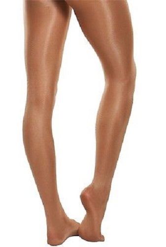 Child Bodywrappers Ultra Shimmer Toast Footed Tights