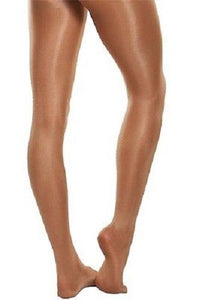 Adult Bodywrappers Ultra Shimmer Toast Footed Tights