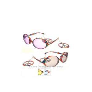 SG1-PT0183 GLASSES/EARRINGS 60'S *11