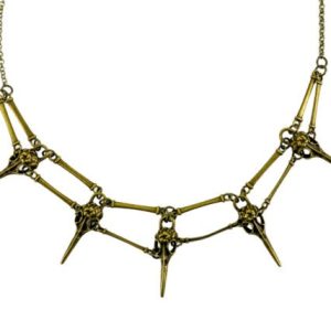 68601 SKULL BIRD NECKLACE (625)