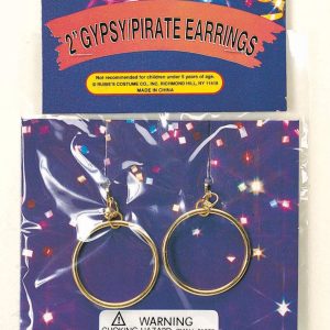 357 (7023) GLD HOOP EARRINGS *11